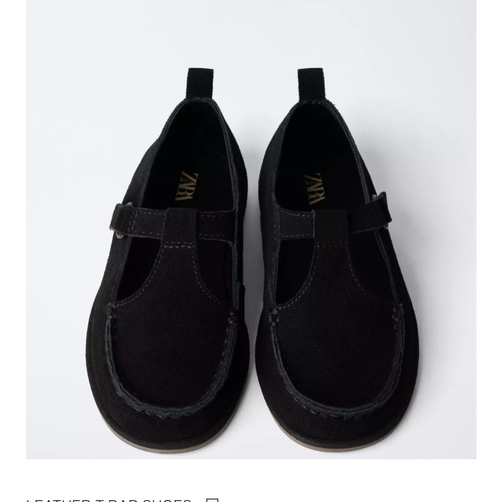 BRAND NEW Zara Kids Elegant Black Dress Shoes size 27